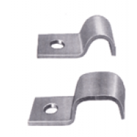 Скобы для крепления труб с одним отверстием